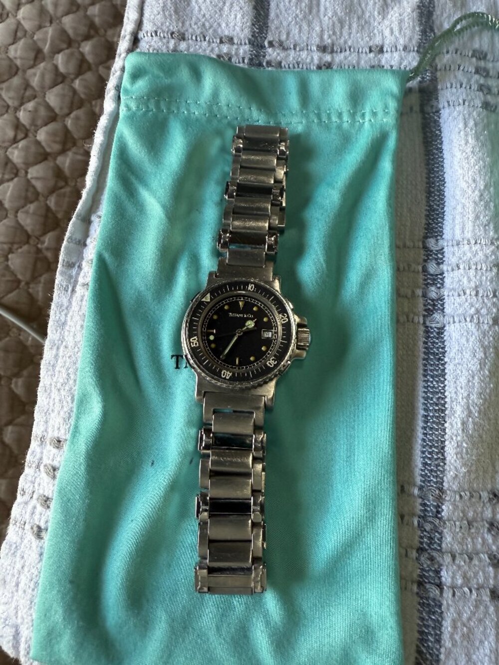 Preloved Tiffany and Co Women's Diver's Watch L071